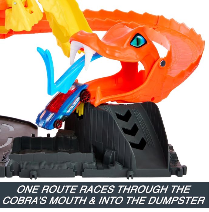 Hot Wheels City Pizza Slam Cobra Attack Playset кобра хот вілс