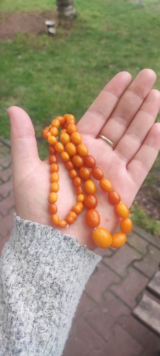 Korale naszyjniki bryłki wszystko z bursztynu nas interesują zakup kon