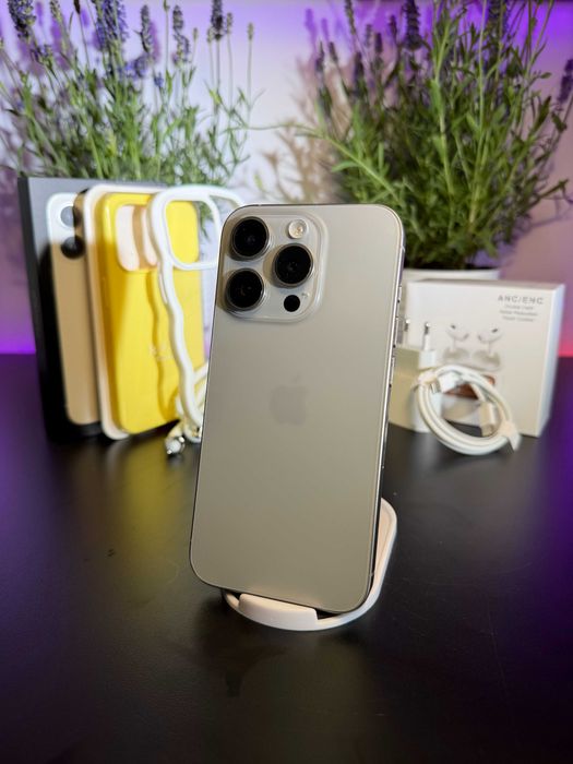 Smatron Apple iPhone 15 Pro | 128 gb | 100% bateria |Zloty