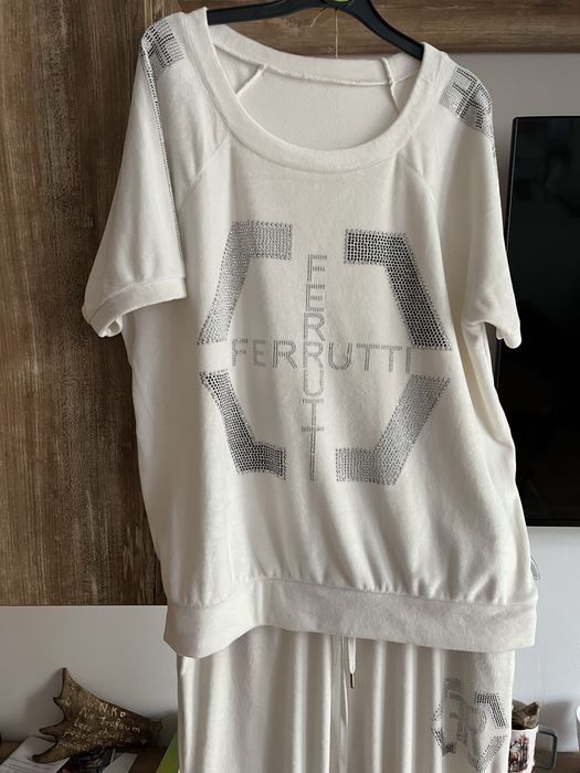 Dres Ekri kremowy welurowy M