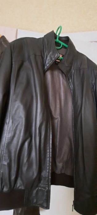 Мужская кожаная куртка