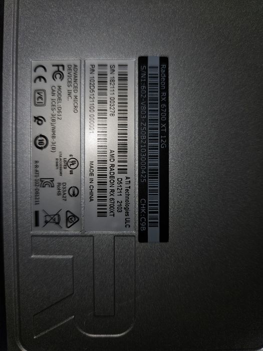 Radeon AMD RX 6700XT praktycznie nieużywana stan idealny odbiór Tychy