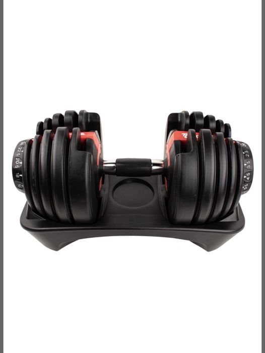 Par de halteres ajsutaveis novos 24kg cada