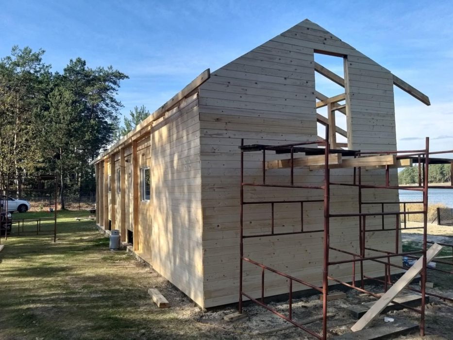 Pilne /Konstrukcja drewniana +domek  całoroczny kempingowy COSALT  ECL