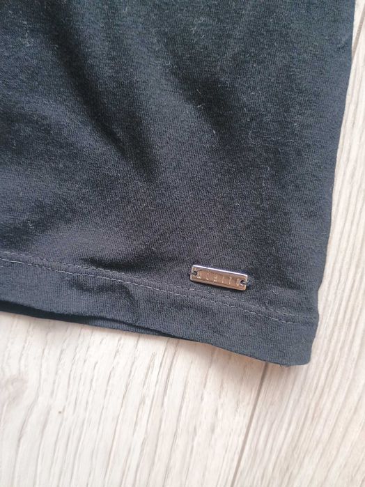 Czarna bluzka z długim rękawem Mohito