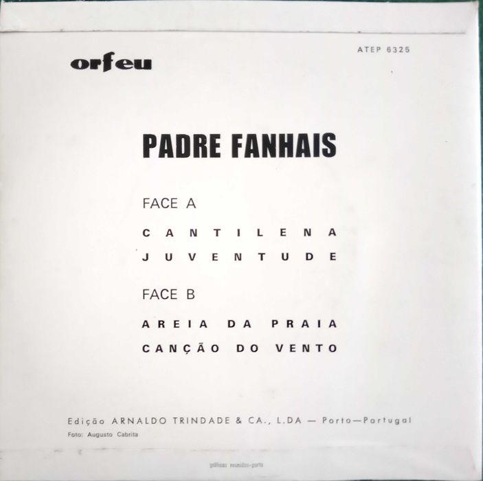 Francisco (Padre) Fanhais	- - - - -	Cantilena	- - - - -	EP