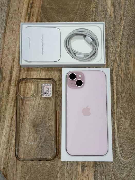 iPhone 15 128GB różowy - świetny stan zadbany jak nowy