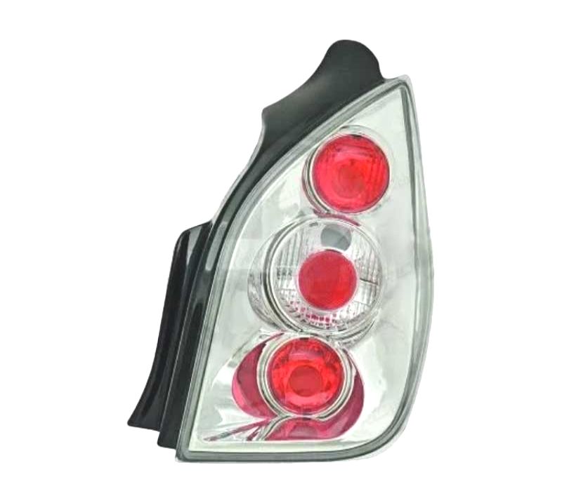 FAROLINS TRASEIROS CITROEN C2 03-10 LOOK LEXUS CROMADO