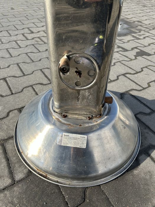 Gril ogrodowy kolumnowy  + szczypce