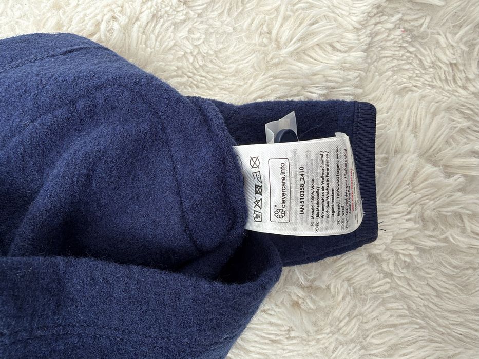 Lupilu kurtka welna merino granat 62/68 nowa
