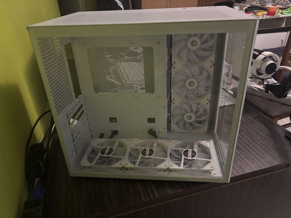 Корпус GAMEMAX Infinity + 6 вентиляторів ID-Cooling TF 12025 SW