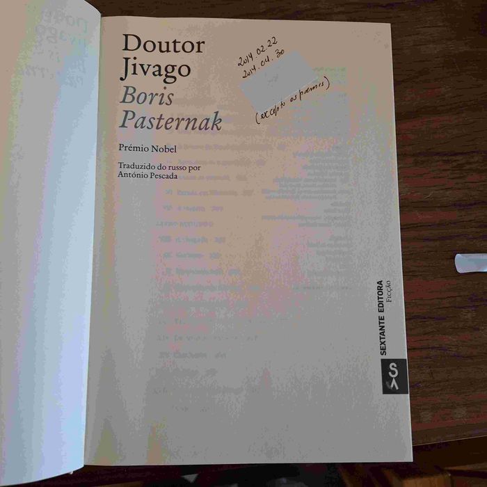 Dr. Jivago - Edição Sextante