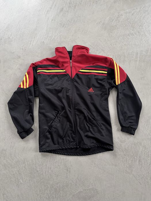 Bluza Adidas vintage xl czarno-czerwona