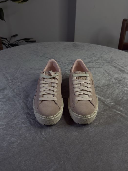 Ténis Puma Suede Plataform Trace Rosa
