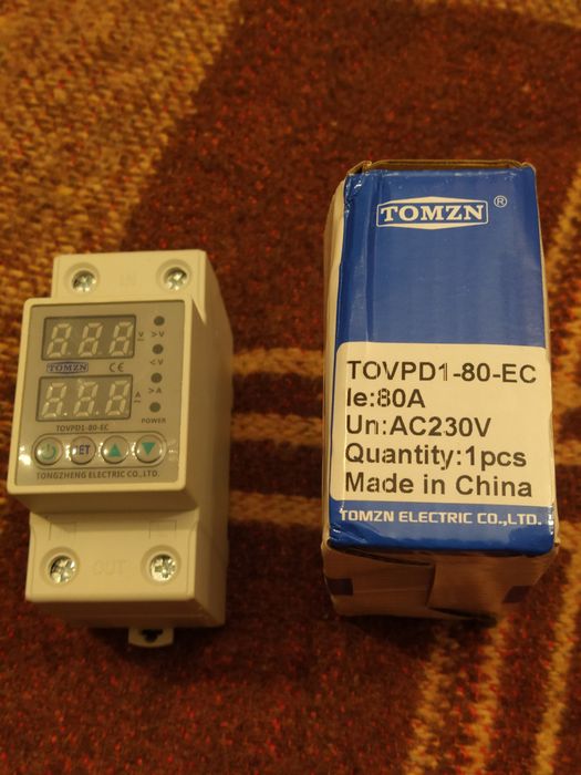 ОПИС ПРОЧИТАЙ  125A 4P автомат вводу резерву 230v TOMZN  АВР