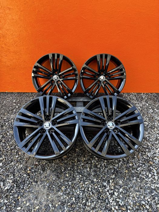 Диски R18 5.112 ET46 цо 57.1 шкода оригінал а5 а7 супер б пассат гольф