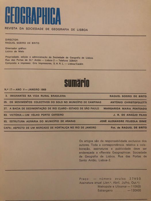 Geographica. Raquel Soeiro de Brito. África. Brasil