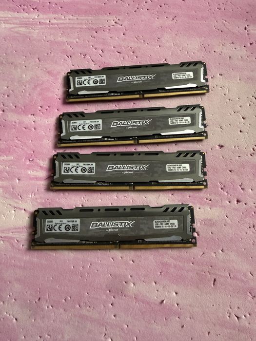 Оперативна память Ballistix Crucial Sport DDR4 4x4 2400MHz