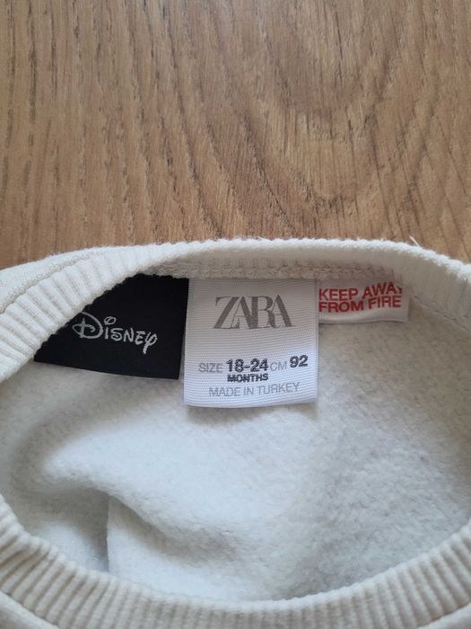 Bluza bez kaptura 92 Myszka Miki Disney Zara 92
