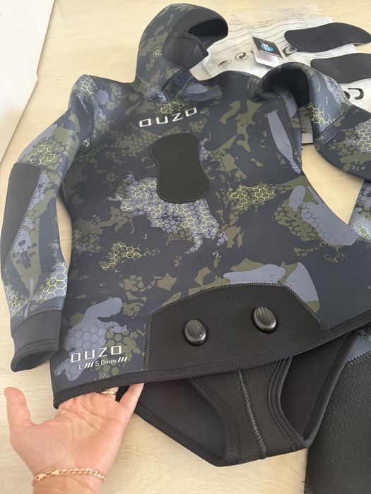 Fato de neoprene de 5 mm para pesca submarina