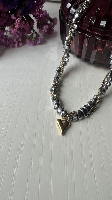 Чокер з гематиту