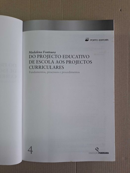 Do projecto educativo de escola aos projectos curriculares - Fontoura