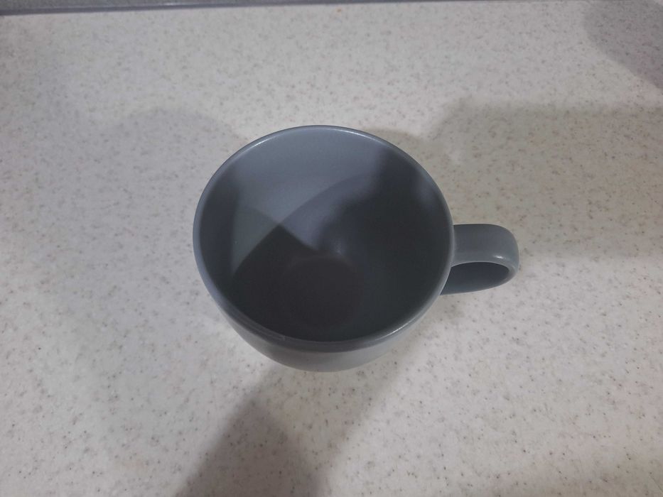 kubek ikea duży niebieski