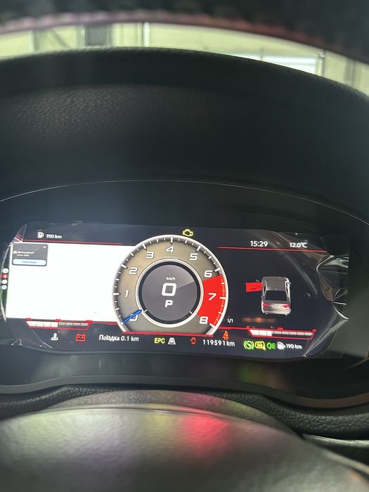 3D Virtual Cockpit VAG Passat B7 NMS USA CarPlay,Navi цифровий щиток