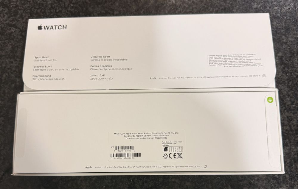 Apple Watch S 9, rosa de 45mm