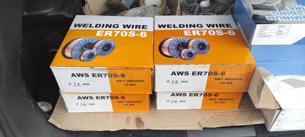 Сварочная проволока катушки по 15 кг размер 0,8-1,0-1,2-1,6-2,0 НДС