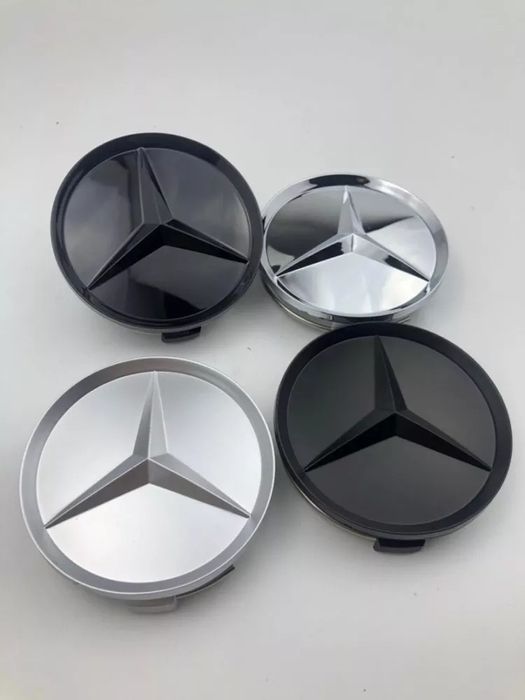 Колпачки диск мерседес 75 мм ковпачки Mercedes 75 mm заглушки