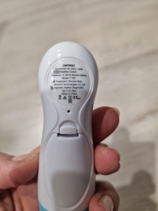 Elektroniczny termometr Controly do ucha i czoła