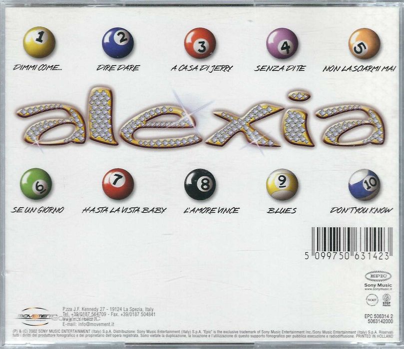 CD Alexia - Alexia (2002) (Epic)