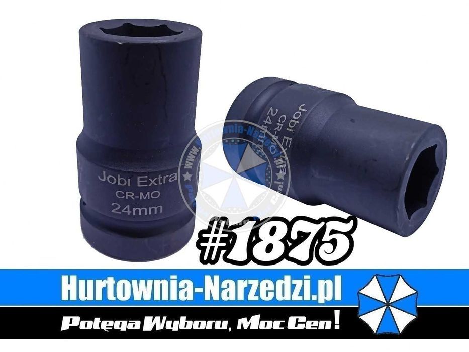 Nasadka udarowa 24mm 1" Długa nasadka 24mm długa klucz 24mm