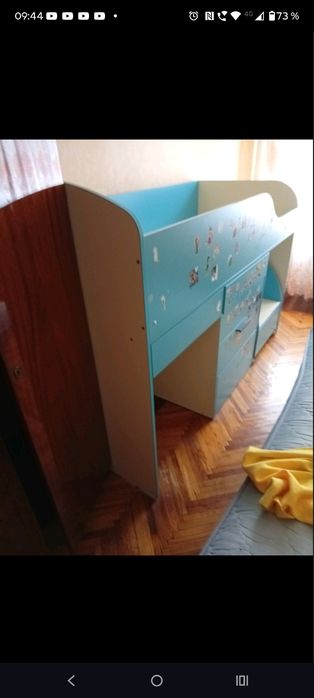 Дитячий учбовий стіл-ліжко