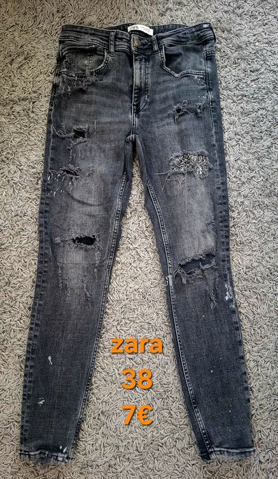 Calças ganga homem slim fit 38