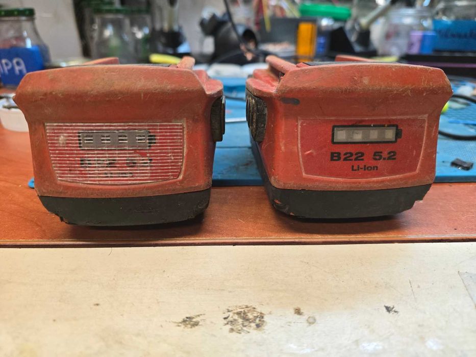 Hilti - naprawa - bateria