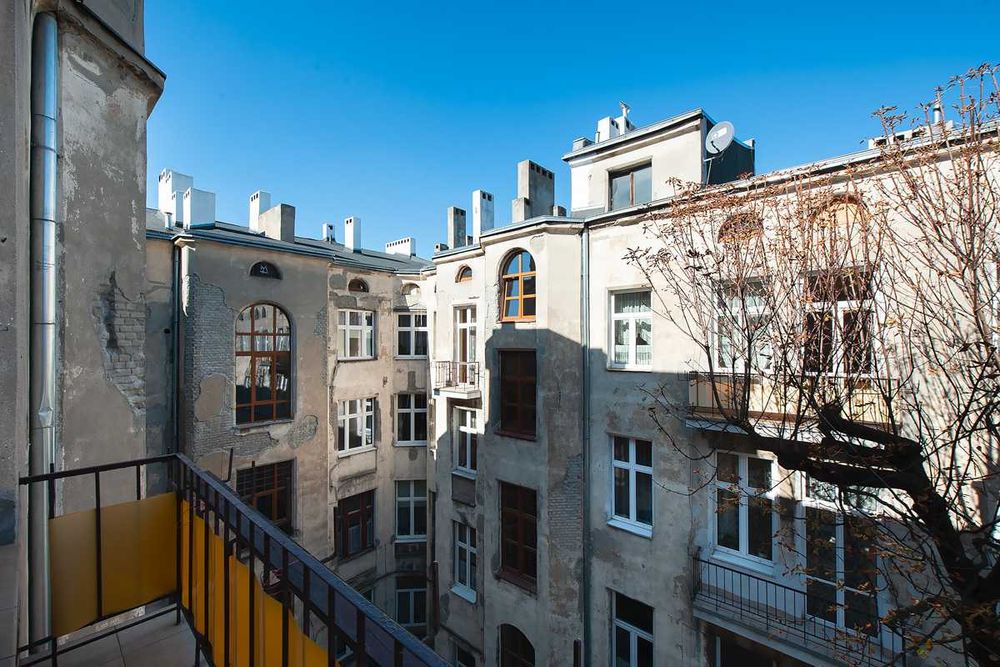 Dowborczyków 4 - Pokój studencki w centrum Łodzi! [p3] Balkon