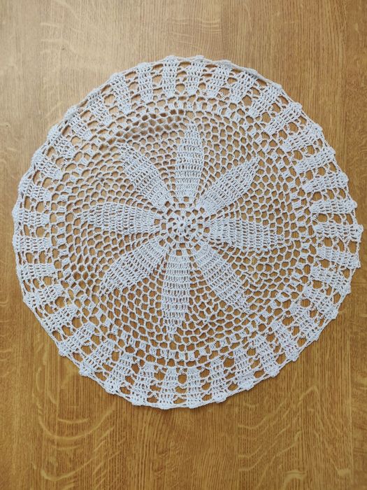 Serwetka koronkowa biała styl rustykalny, styl boho, handmade, cepelia