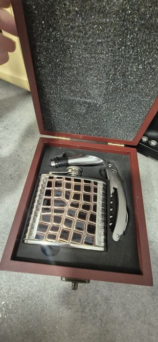 CONJUNTO  de aço inoxidável presente vinho uísque