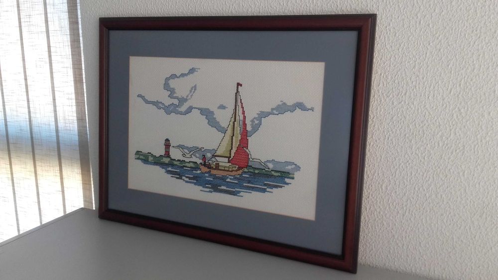 vendo quadro em ponto cruz