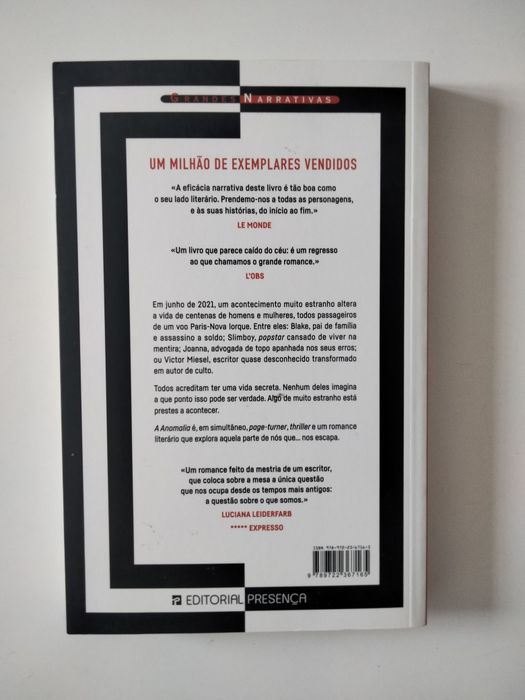 A Anomalia, de Hervé Le Tellier