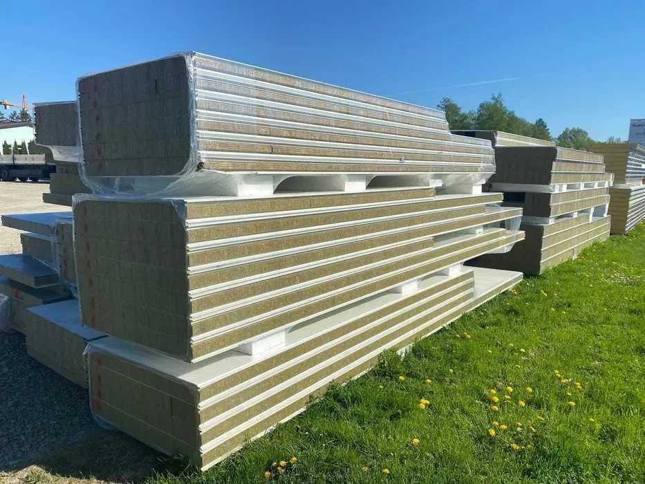 Płyty warstwowe Dachowe ścienne z wypełnieniem PIR bądź Wełną PROMOCJA