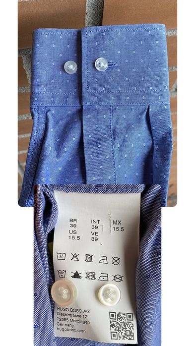 Рубашка Hugo Boss оригінал L крапка