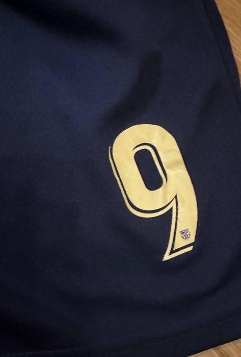 Темно-сині футбольні шорти Барселона на 9-13 років