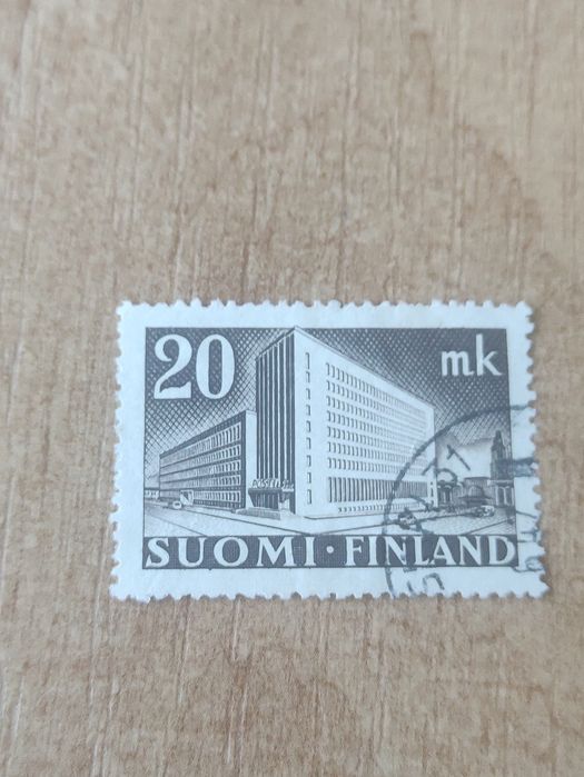 Stary znaczek Finlandia rok 1945
