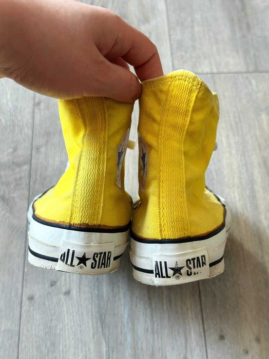 Высокие желтые кеды Converse Chuck Taylor All Star (27 см / 42–42.5 размер)