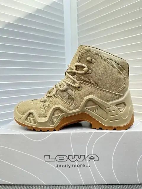 Трекинговые ботинки Lowa Zephyr GTX® MID TF, Coyote OP Военные берцы Gore-Tex Тактическая обувь