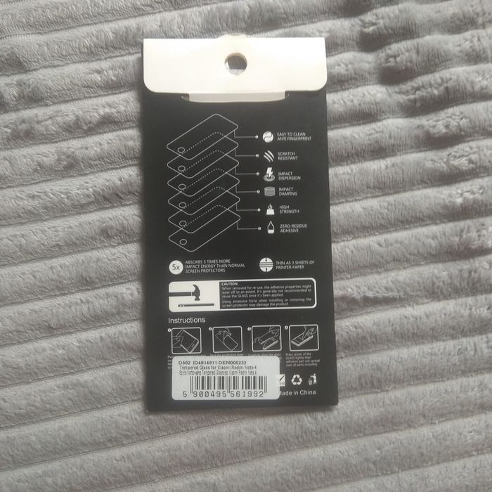 Szkło hartowane xiaomi redmi note 4