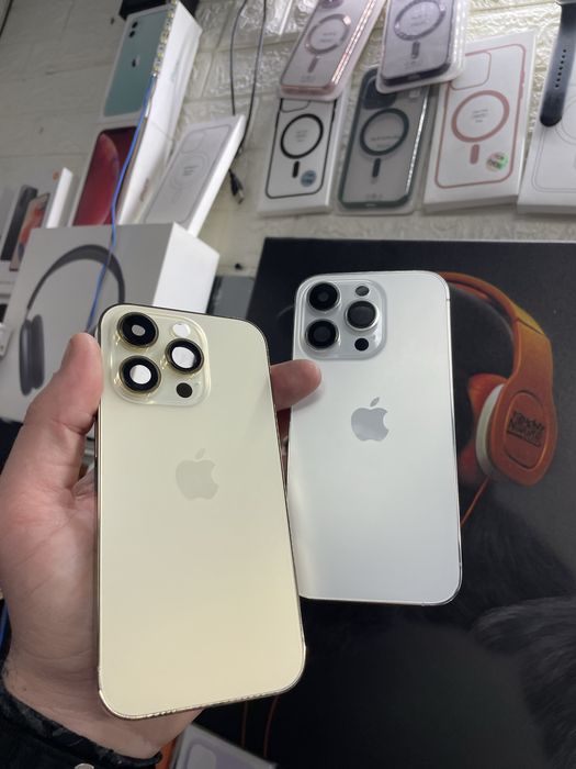 Продам корпус панель apple iPhone 15 Pro 14 Pro White Gold